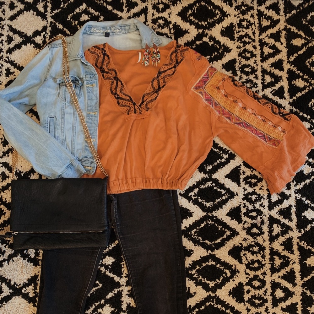 Free People Boho blouse